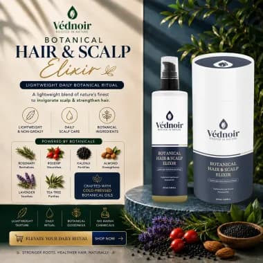 VÉDNOIR Botanical Hair & Scalp Elixir 100 ml